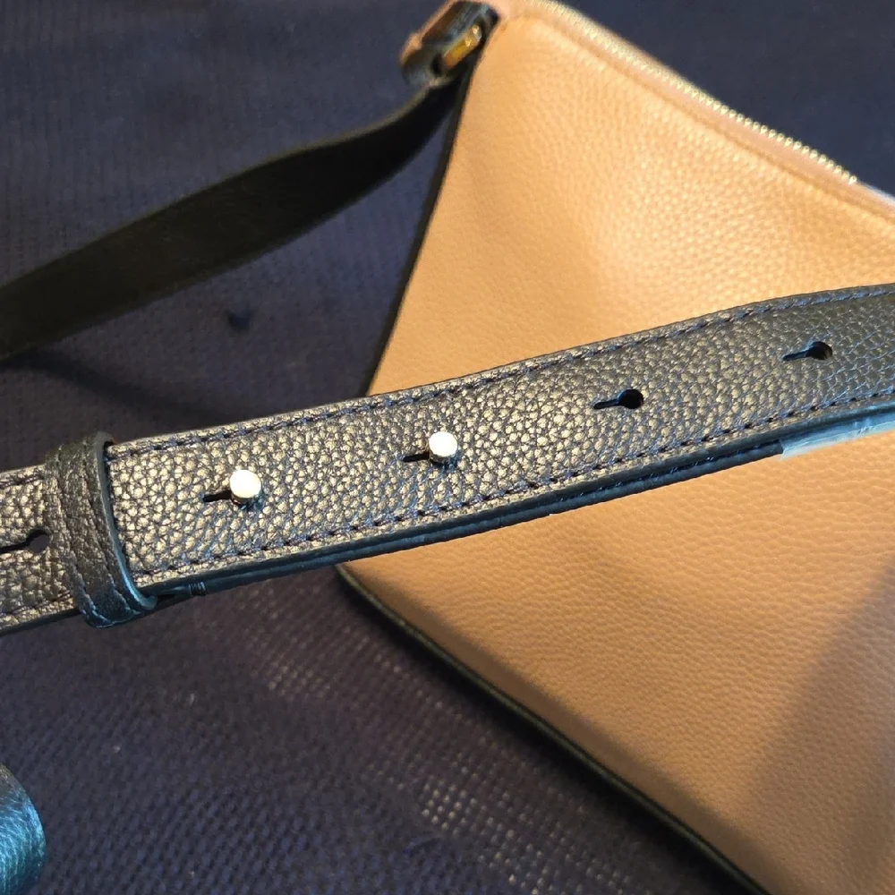 Kate Spade NWT Cream & Tan Run Around Med Crossbody Bag Elegant Design - Picture 6 of 11